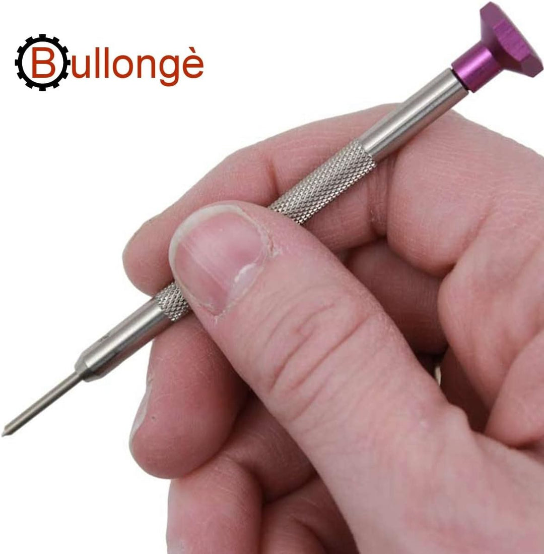 3 Uhrmacherschraubendreher mit T-Schliff Klingen Swiss Made von BULLONGÈ - Schraubendreher für Uhrma