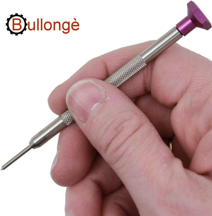3 Uhrmacherschraubendreher mit T-Schliff Klingen Swiss Made von BULLONGÈ - Schraubendreher für Uhrma