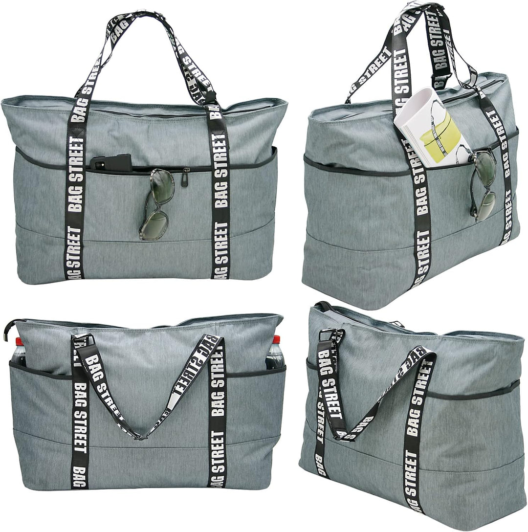 J JONES JENNIFER JONES XXL Freizeittasche - Sporttasche - Badetasche - Damen Shopper mit Reissversch