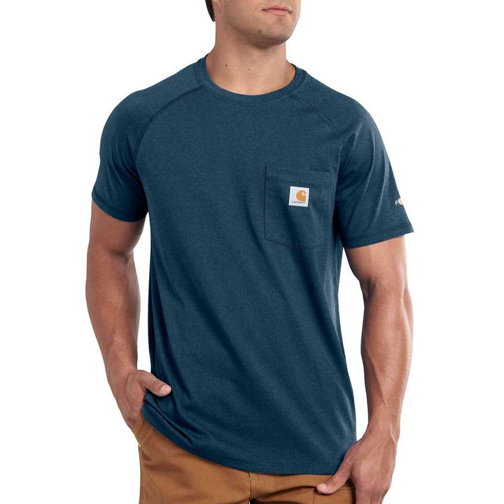 Carhartt Bekleidung T-Shirt S Light Huron Heather, S Light Huron Heather