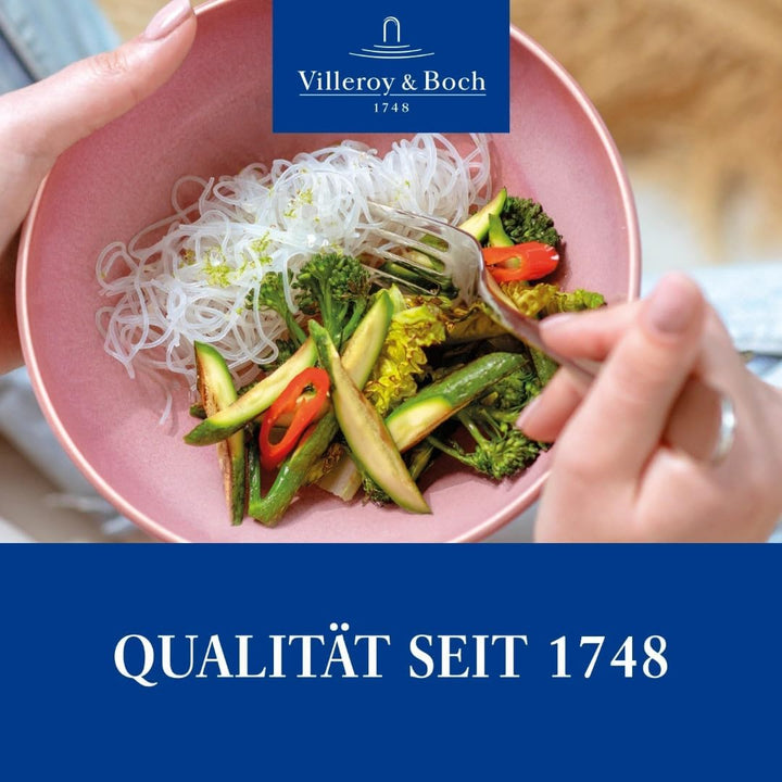 Villeroy & Boch – Oscar Tafelbesteck 68 teilig, 12 Personen, spülmaschinenfest, rostfrei, Besteck Ed