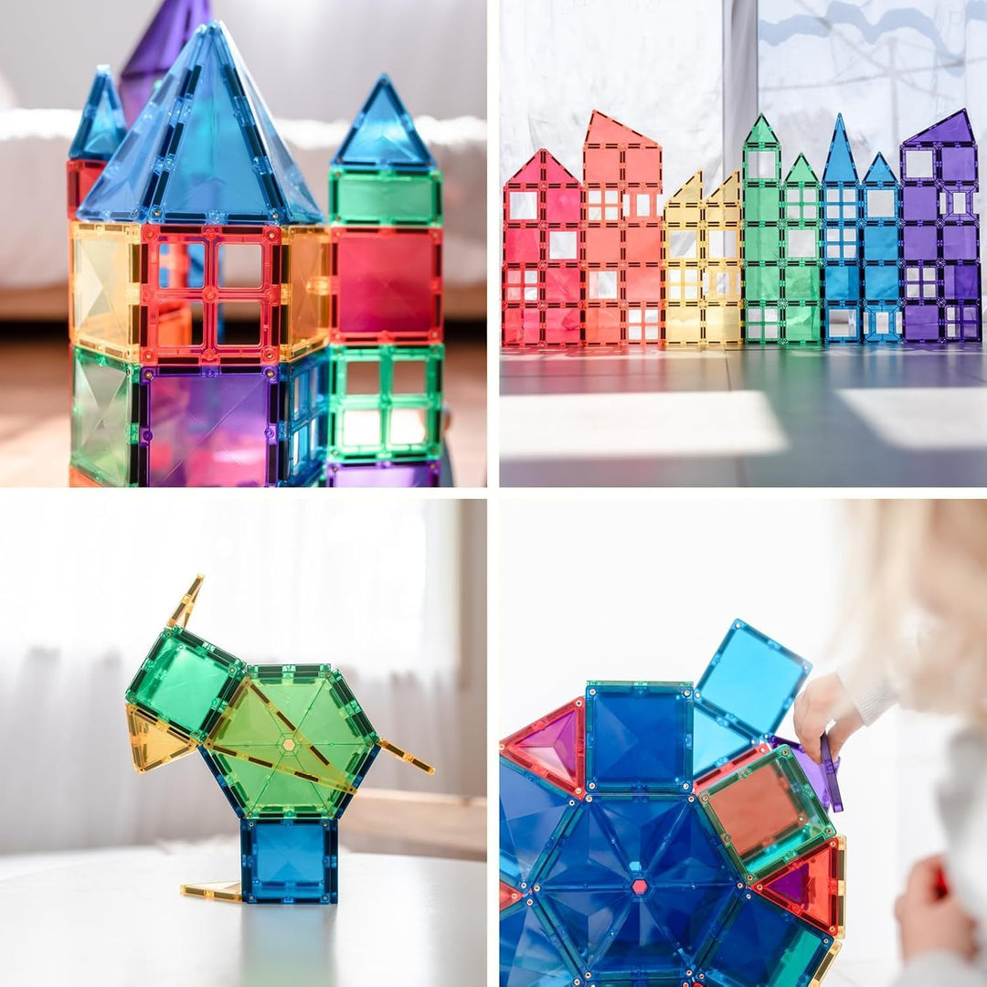 Connetix Magnetische Fliesen Regenbogen Megapackung, 212 Stück
