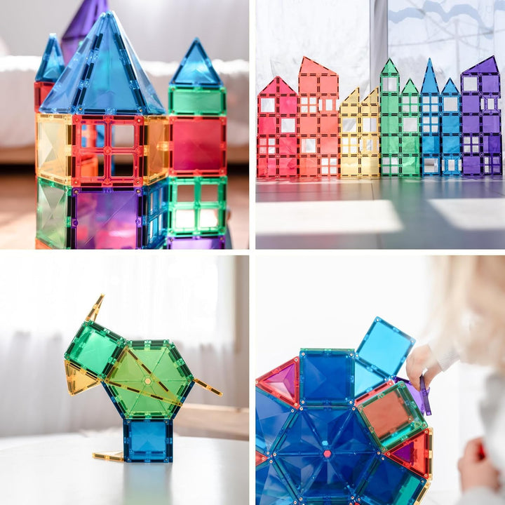 Connetix Magnetische Fliesen Regenbogen Megapackung, 212 Stück