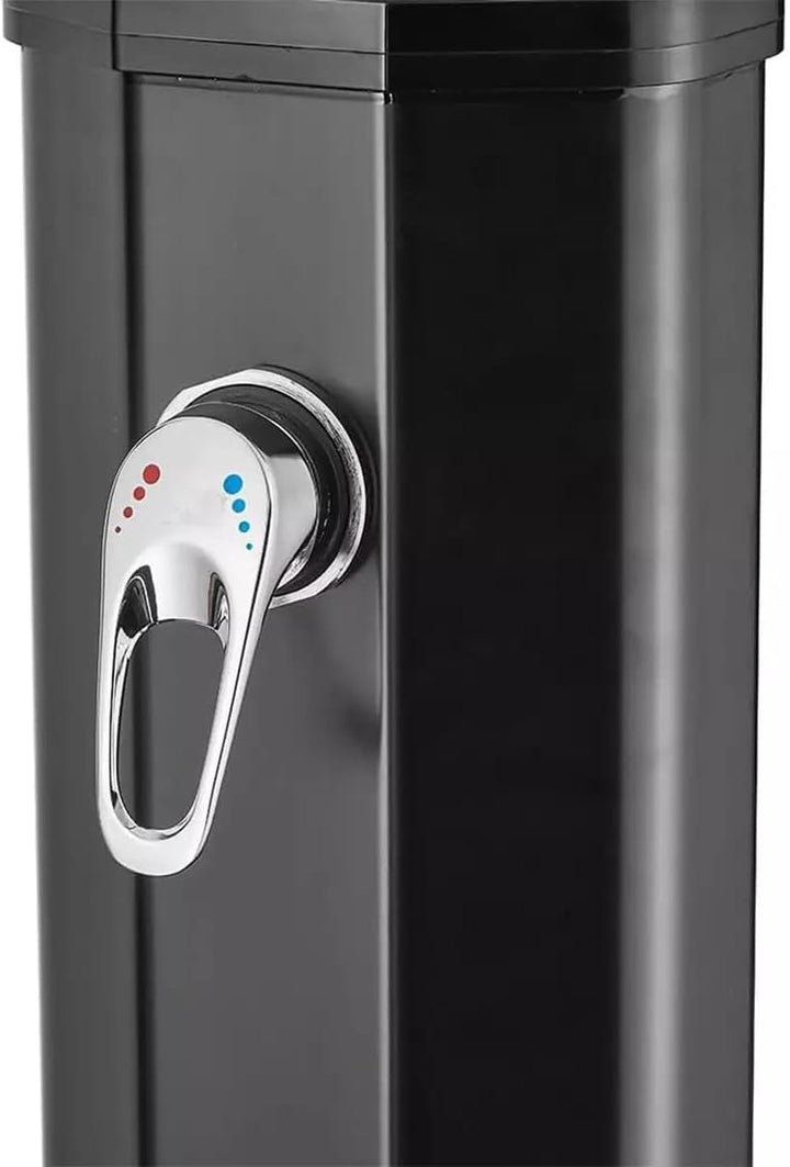 EGO INTERIORS Premium Design | Solar-Dusche für Garten und Pool, Wasserfall-Duschkopf, 40 L Kapazitä