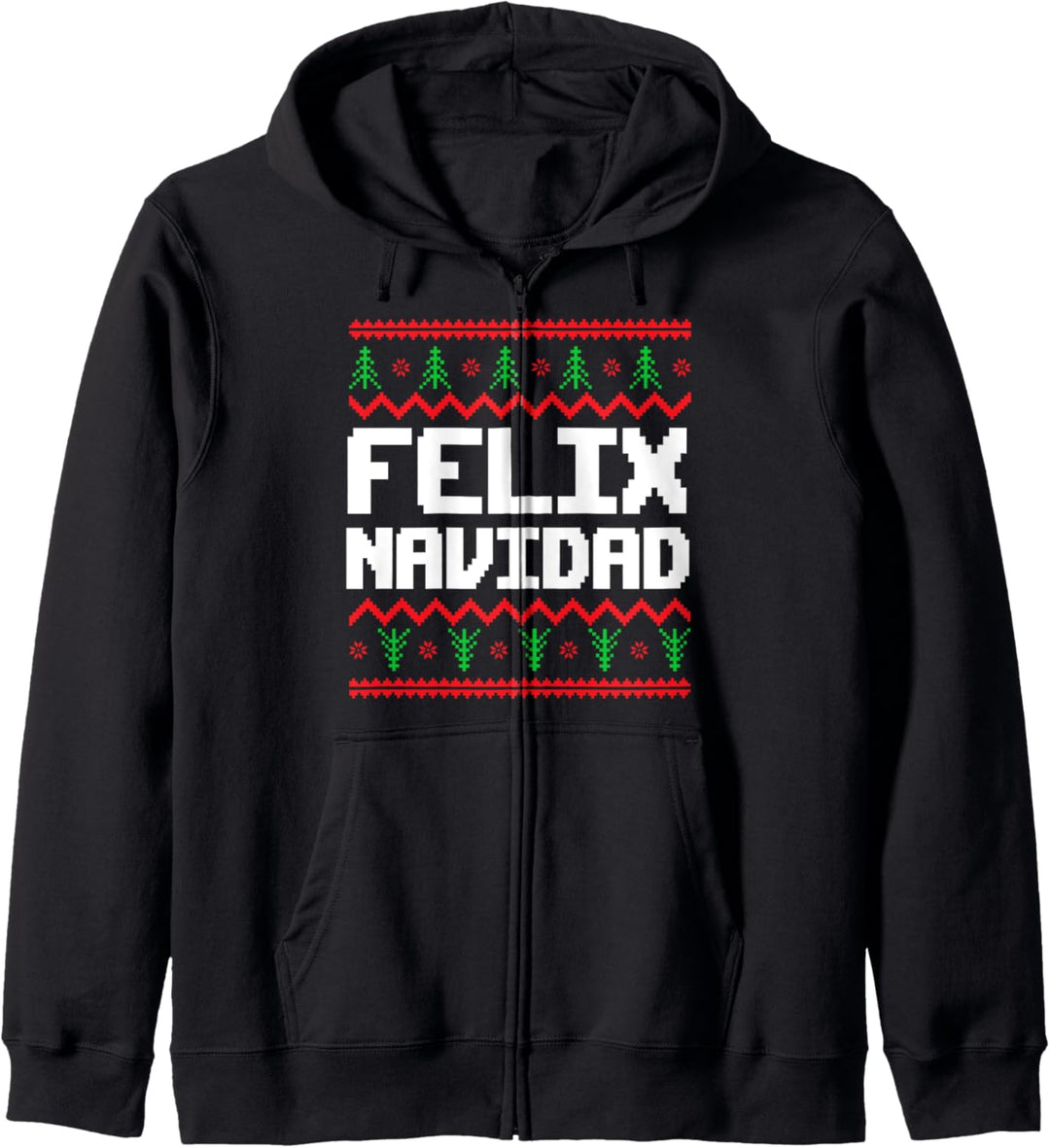 Felix Navidad Felix Namenstag Xmas Kapuzenjacke