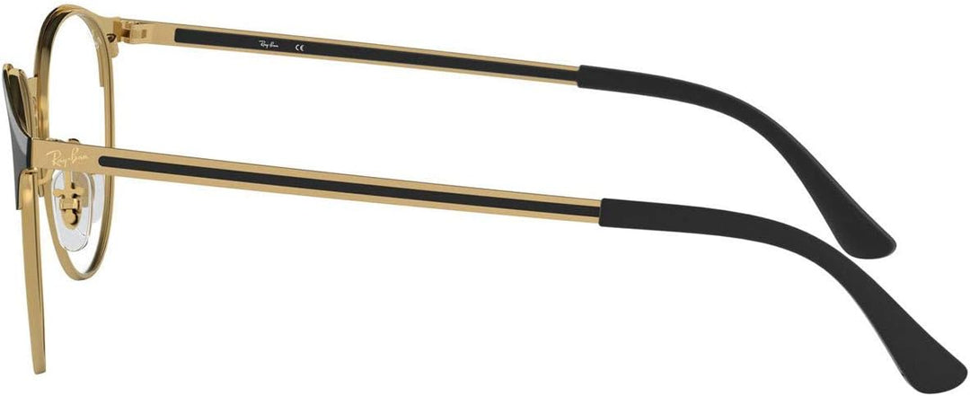 Ray-Ban Unisex-Erwachsene 0rx 6375 2890 53 Brillengestell, Gold (Gold Top In Black)