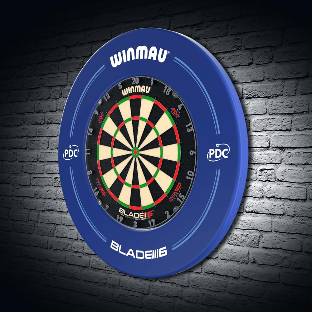 WINMAU Dartscheiben-Einfassungen blau PDC Blue, blau PDC Blue
