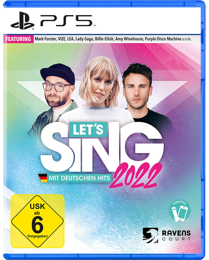 Let's Sing 2022 mit deutschen Hits (PlayStation 5) PlayStation 5 Standard (USK), PlayStation 5 Stand