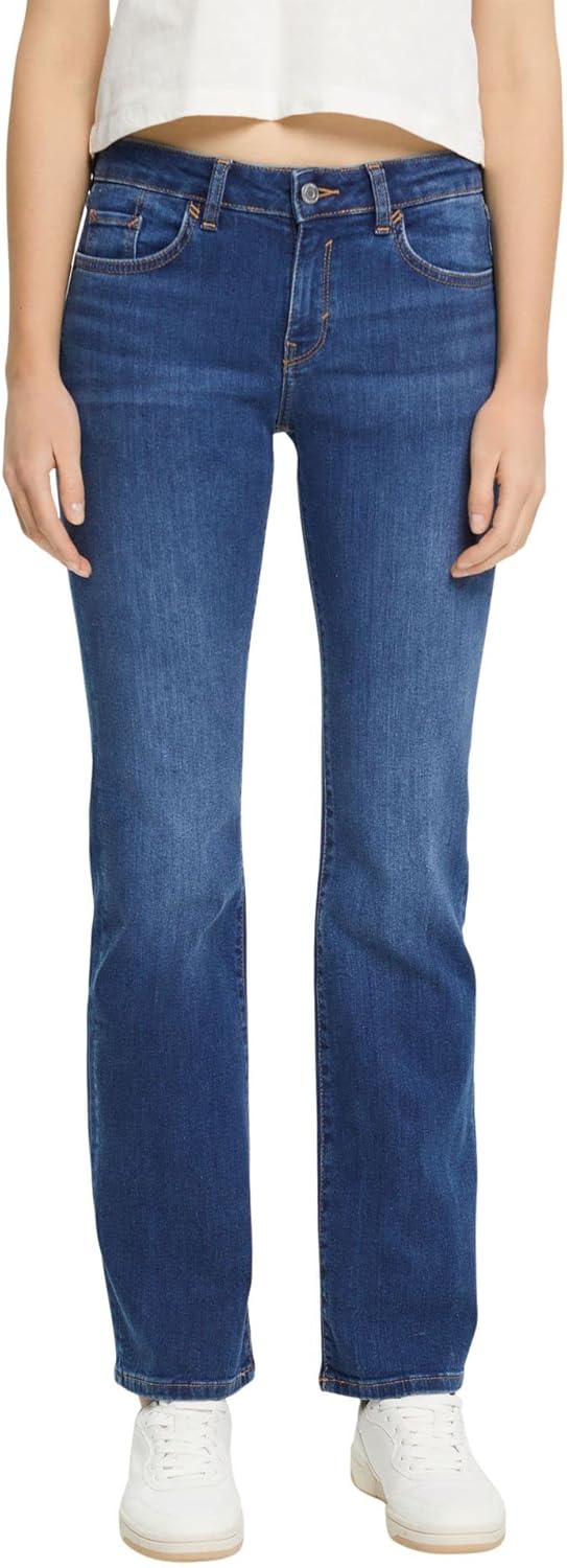 edc by ESPRIT Damen Jeans 26W / 32L 901/Blue Dark Wash, 26W / 32L 901/Blue Dark Wash