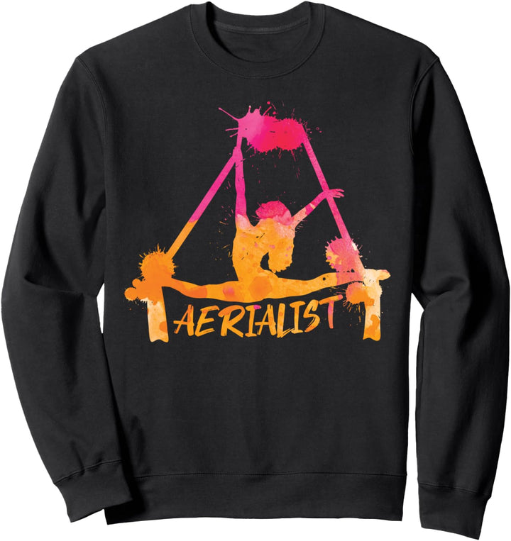 Aerialist Gymnastik-Hoop Fliegen Aerial Turnerin T-Shirt Sweatshirt