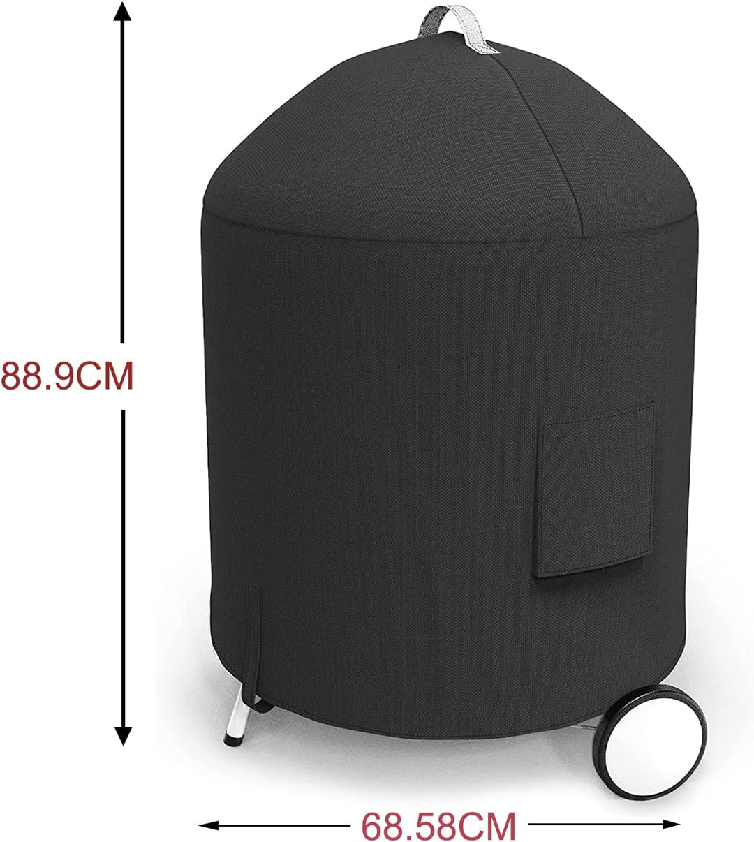 Denmay Grillabdeckung für Weber 57CM Premium Holzkohlegrills, SUNLIFER Holzkohle BBQ Grill, Heavy Du