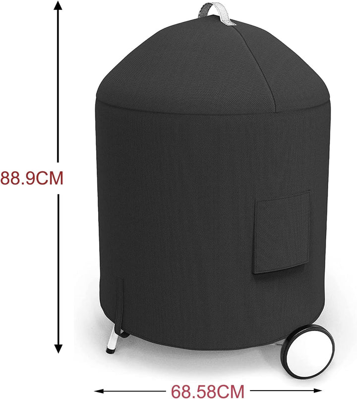 Denmay Grillabdeckung für Weber 57CM Premium Holzkohlegrills, SUNLIFER Holzkohle BBQ Grill, Heavy Du
