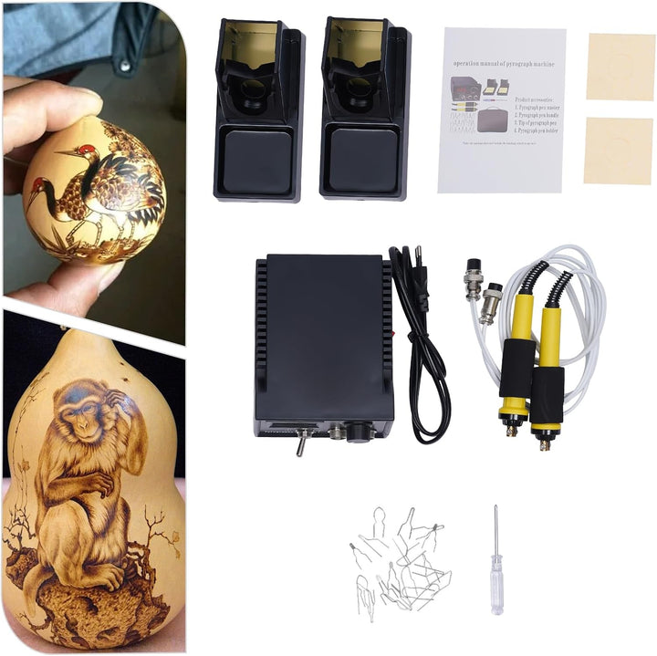 27tlg brandmalerei Brandmalerei Brandmalkolben, für DIY Kunst Geschenkset Farbstifte Gravieren Schwe