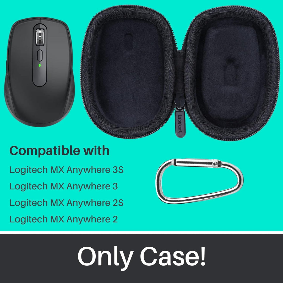 Lebakort Hart Reise Schutz Hülle Etui Tasche für Logitech MX Anywhere 3S Anywhere 3 Anywhere 2S Anyw