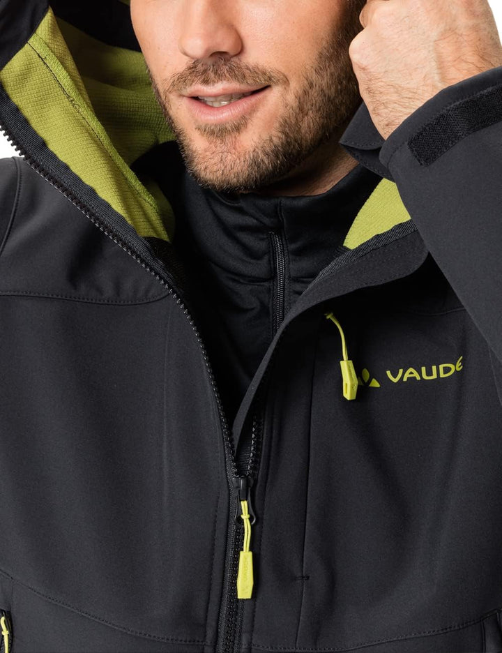 VAUDE Herren Men's Roccia Softshell Jacket Ii Jacke M black/avocado, M black/avocado
