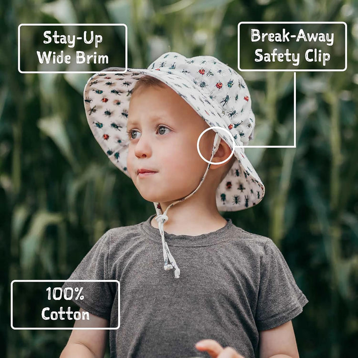 Jan &amp; Jul Baby - Jungen Sonnenhut Bucket 5-12 Jahre Camp Grove, 5-12 Jahre Camp Grove