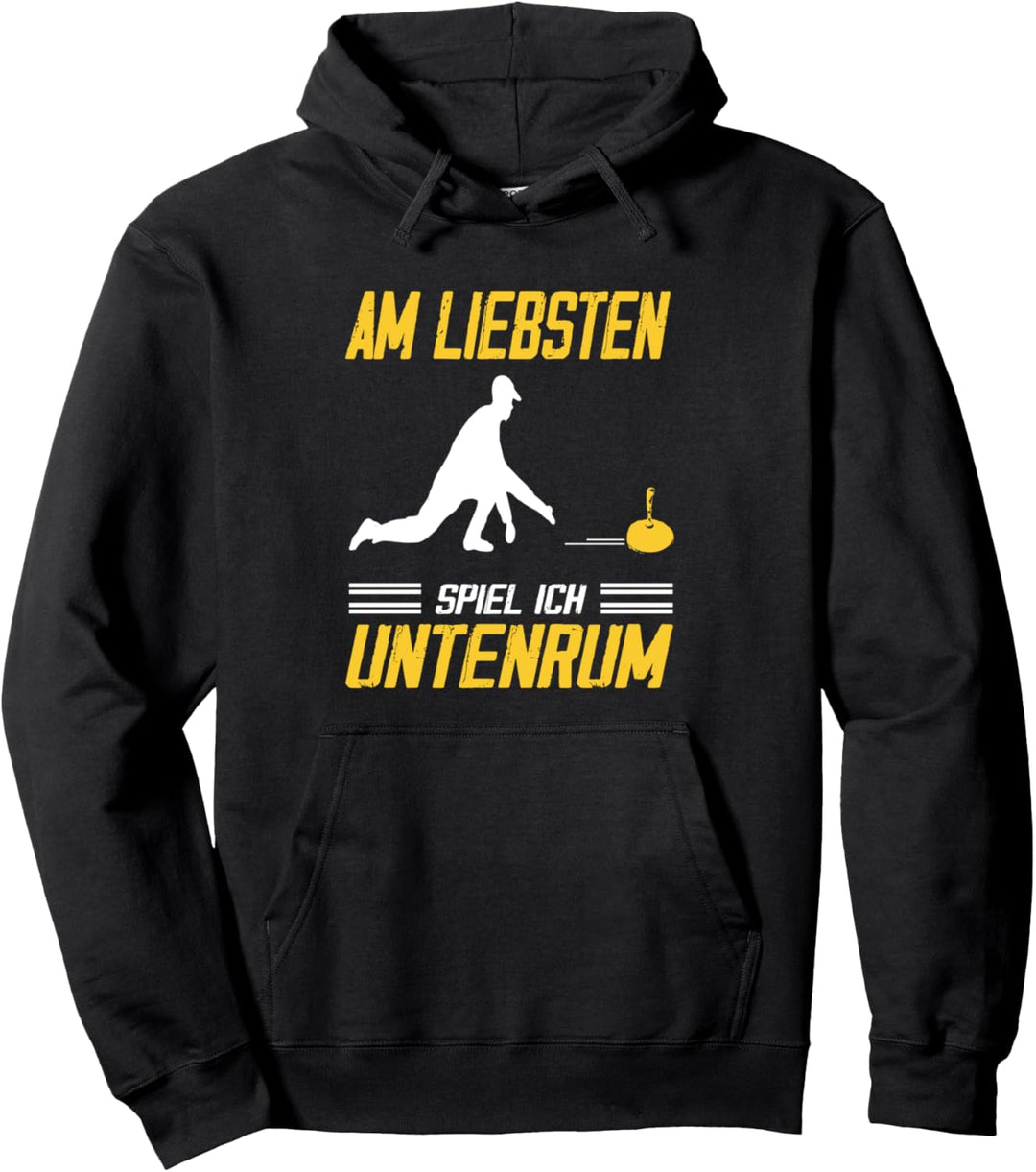 Eisstock Eistockschiessen Stockschütze Pullover Hoodie