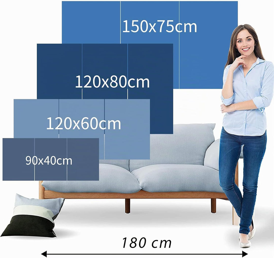 3 Panels Mit Rahmen Leinwand Bilder Abstrakte Baum Bild auf Leinwand Malerei Kunstdrucke Poster Bild