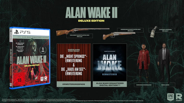 Alan Wake 2 Deluxe Edition - PS5 PlayStation 5, PlayStation 5