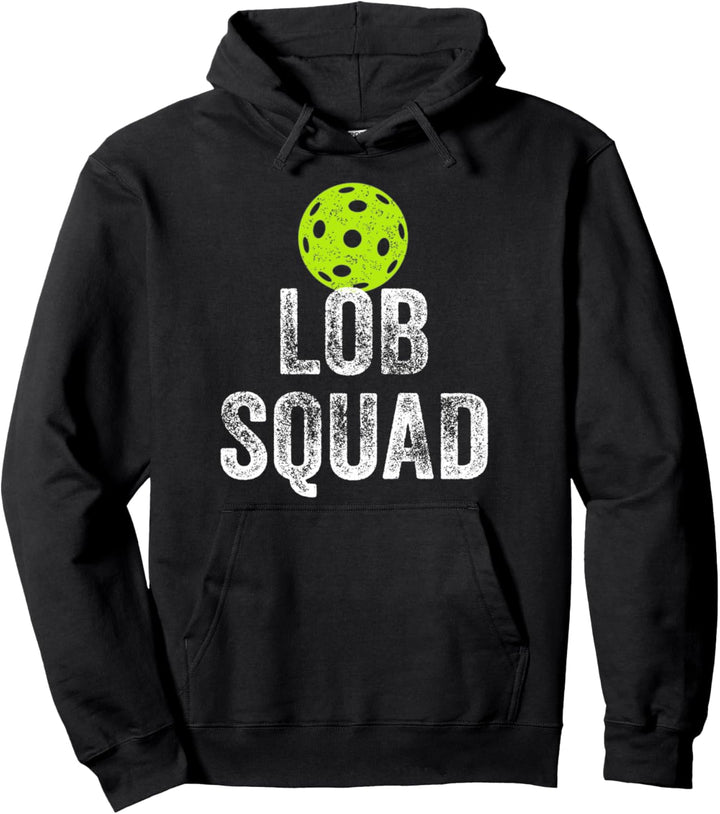 Lob Squad Funny Pickleball Pullover Hoodie