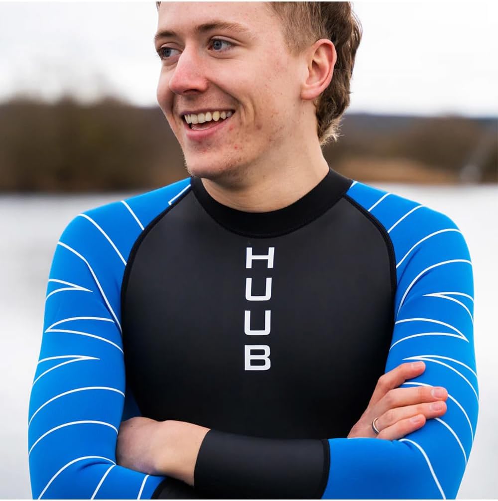 Huub Mens Open Water Collective Wetsuit OWCBL - Black/Blue - SS, SS
