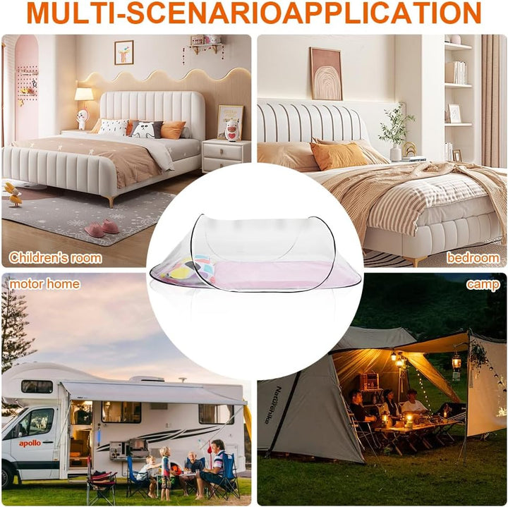 Moskitonetz Pop Up, Faltbares Moskitonetz, 200 x 80 x 56 cm MoskitonetzReise Pop Up, Tragbares Campi