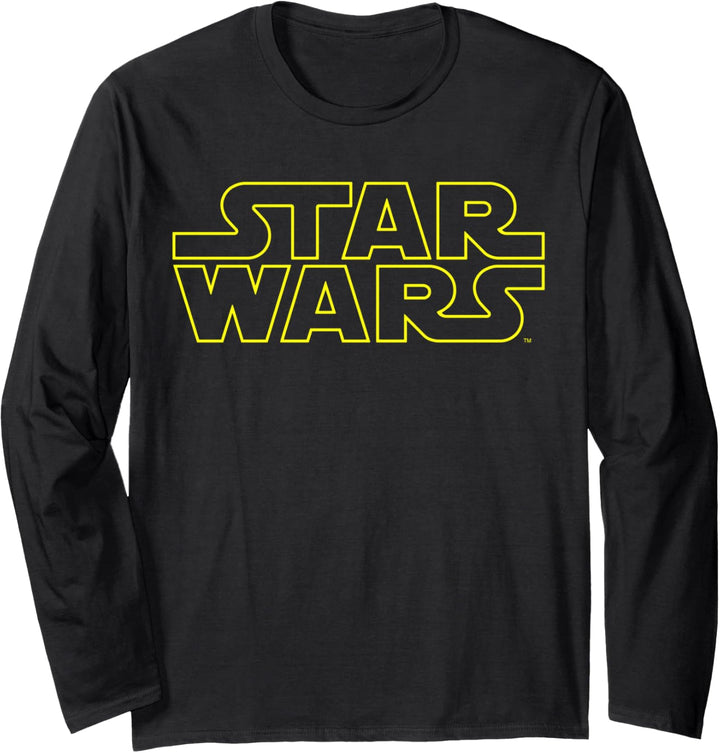 Star Wars Simple Classic Logo Langarmshirt