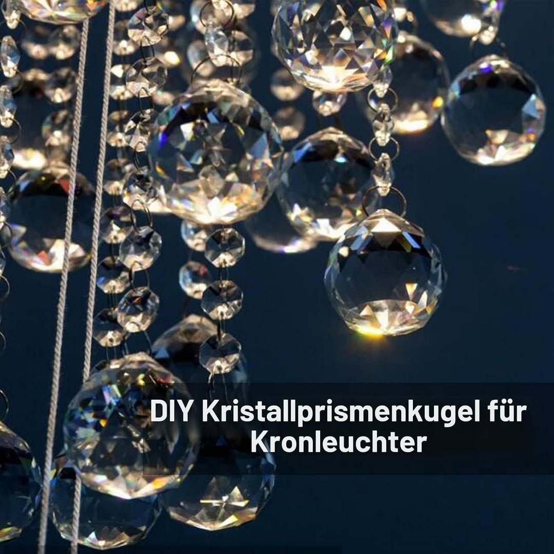 MerryNine Transparente Kristallkugel Prisma Sonnenfänger Regenbogen-Anhänger, hängende Kristalle Pri