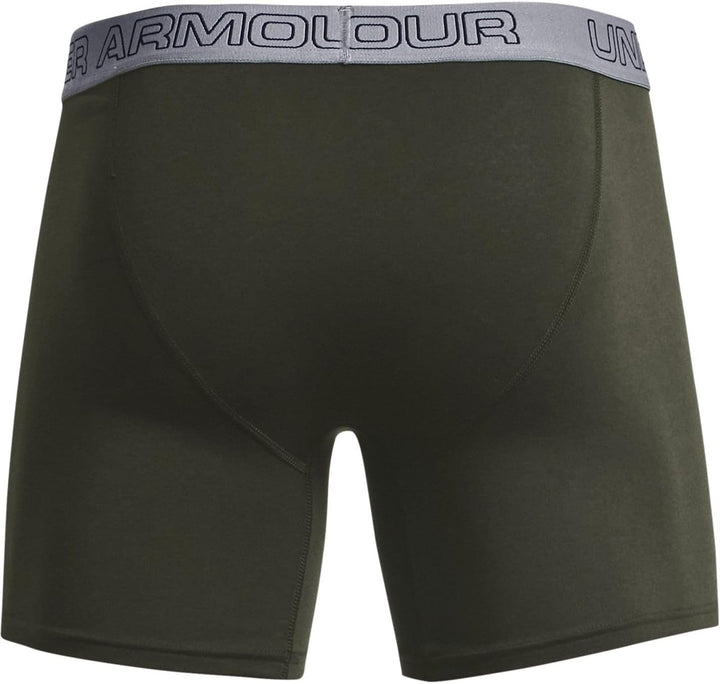 Under Armour Herren Boxer Jock, Stretch-Baumwolle, 15,2 cm, 3 Stück 4XL Armee/Marineblau/Stahl, 4XL