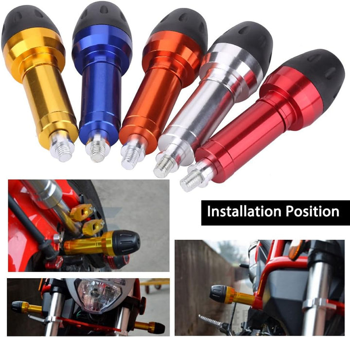 Hlyjoon Motorrad Sturzschutz Motorrad Crash Protector Sturzpads Universal Sliders Crash Pads Schutz