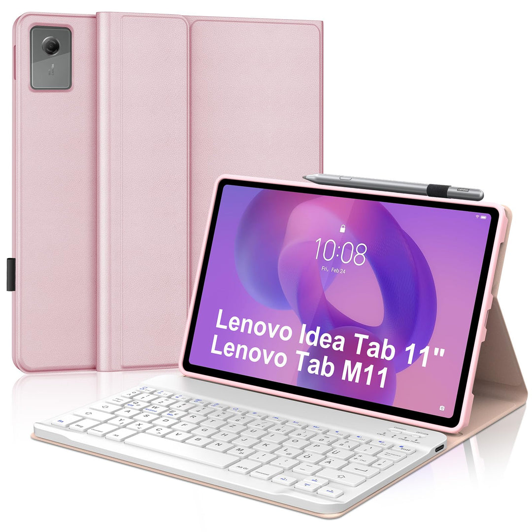 WINCHKING Tastatur Hülle für Lenovo idea tab 11 2025 (TB-336ZU TB-336FU), Bluetooth Tastatur für Len