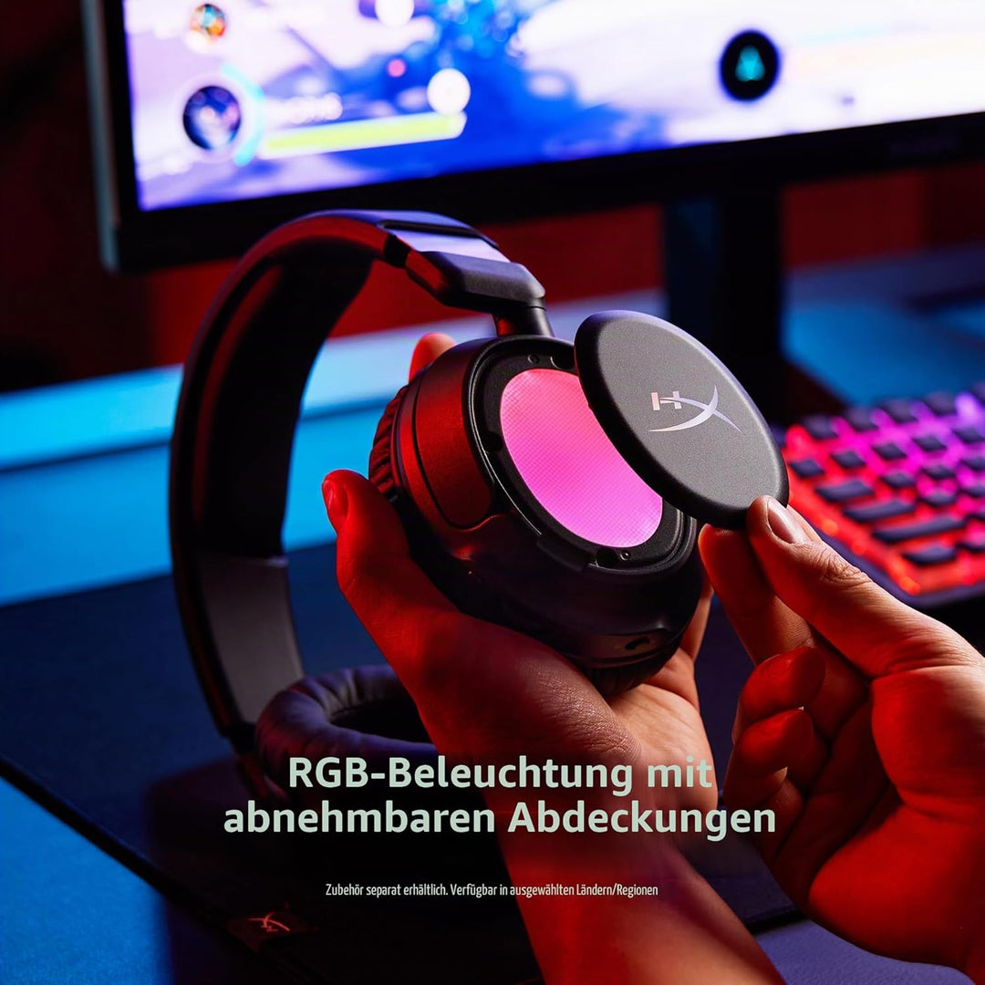 HyperX Cloud Flight 2 WL BK GAM HS Schwarz, Schwarz