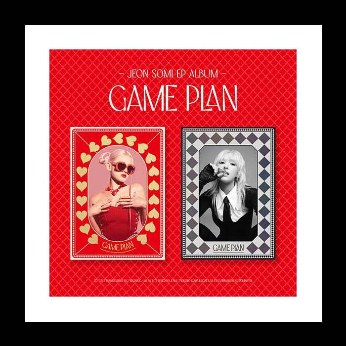 Jeon Somi GAME PLAN EP Album Contents+Photocard+etc+Tracking Sealed SO MI (PHOTOBOOK SET(Red+Black))