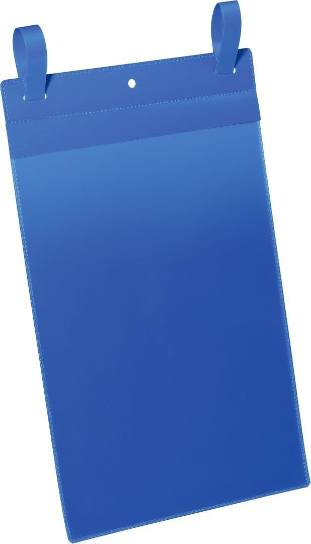 Durable Gitterboxtasche (A4 hoch) Packung à  50 Stück blau, 175007 A4 Hochformat, A4 Hochformat