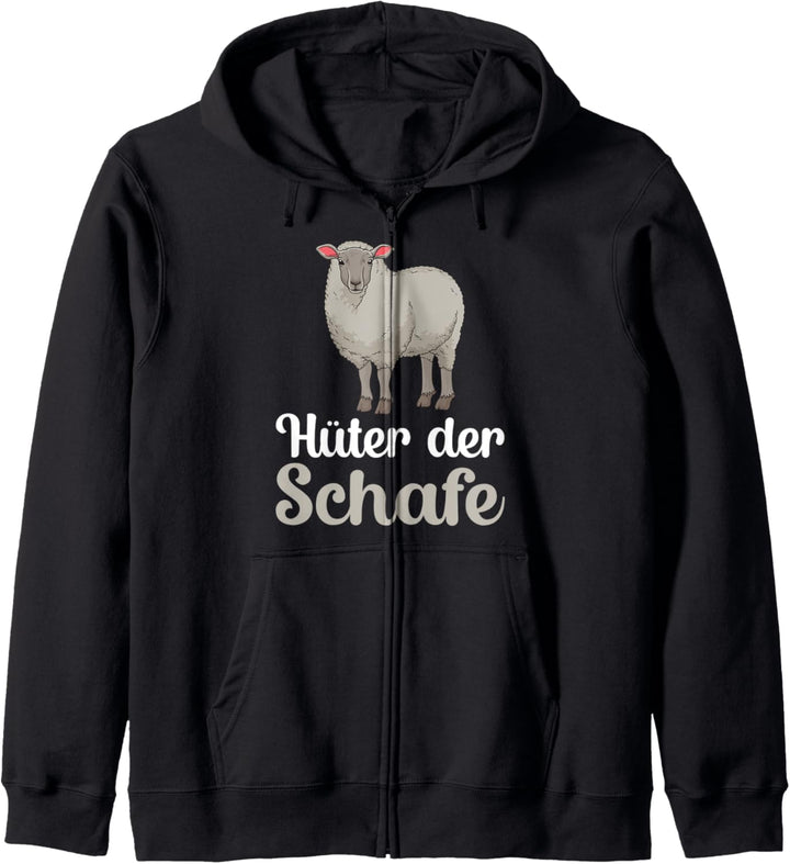 Hüter der Schafe Lustiges Schaf Spruch Schäfer Kapuzenjacke