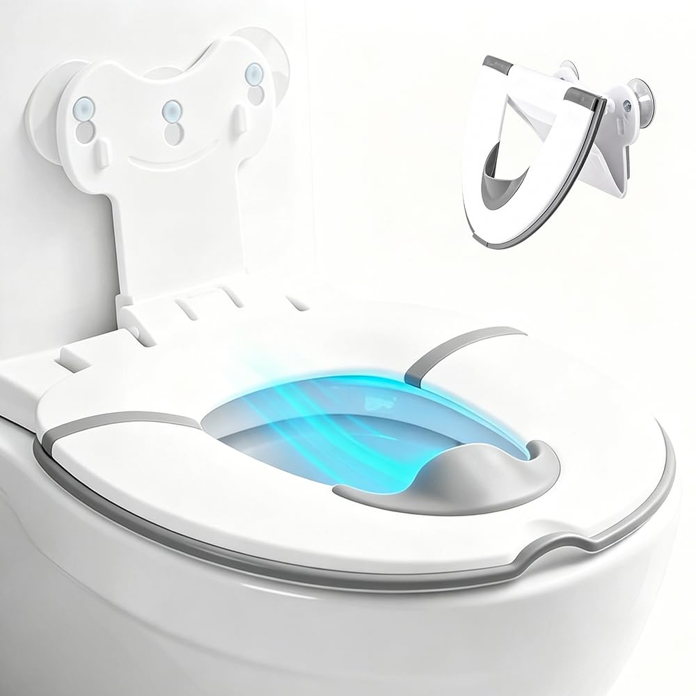Faltbarer Toilettensitz Kinder, Tragbarer WC Sitz Kinder, Anti-Rutsch Toilettenaufsatz kinder Toilet