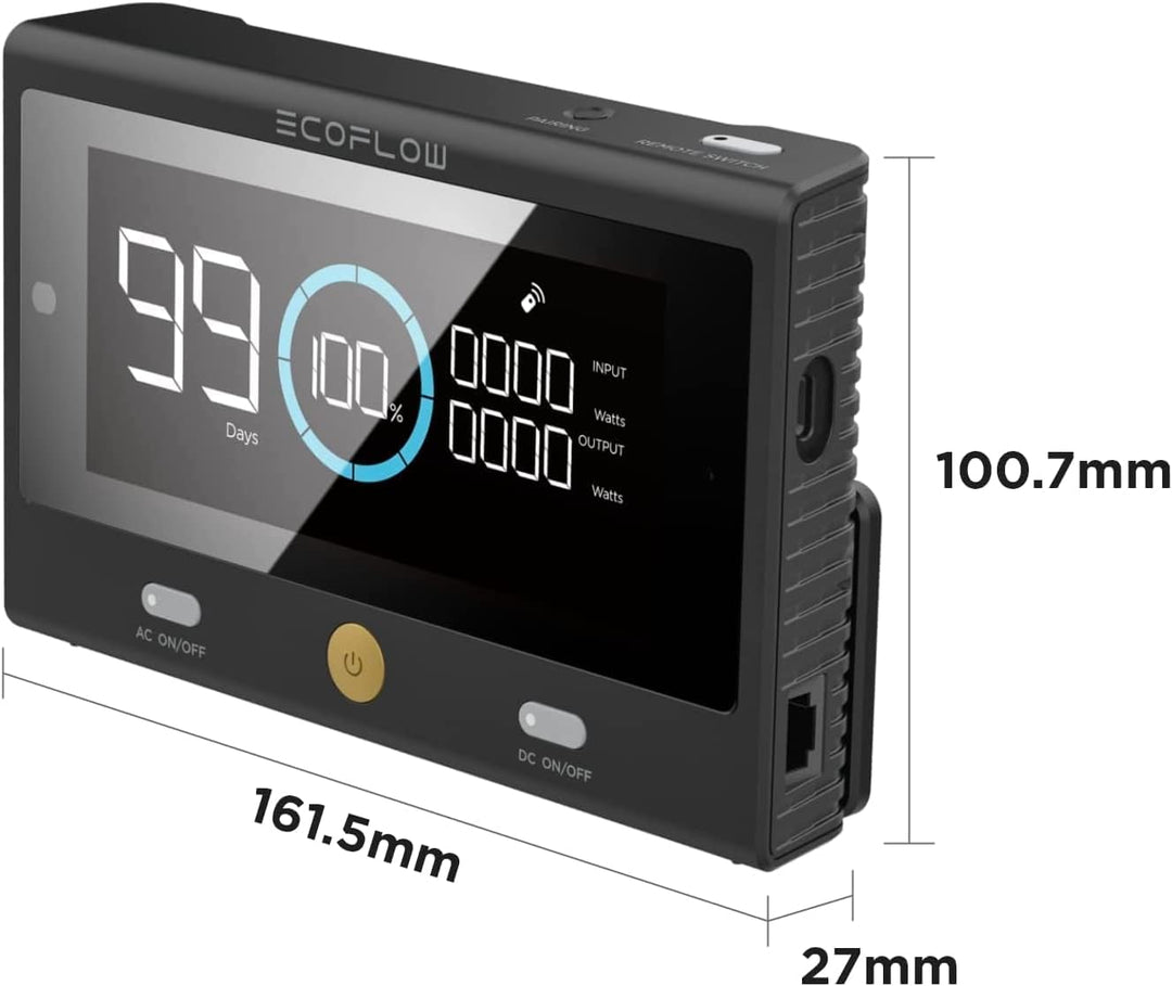ECOFLOW Delta Pro Remote Control, 110×110×11 cm, 0,63 kg, 5004901001, DELTAProRC