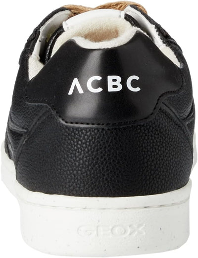 Geox Herren U Warrens A Sneakers 43 EU Schwarz, 43 EU Schwarz