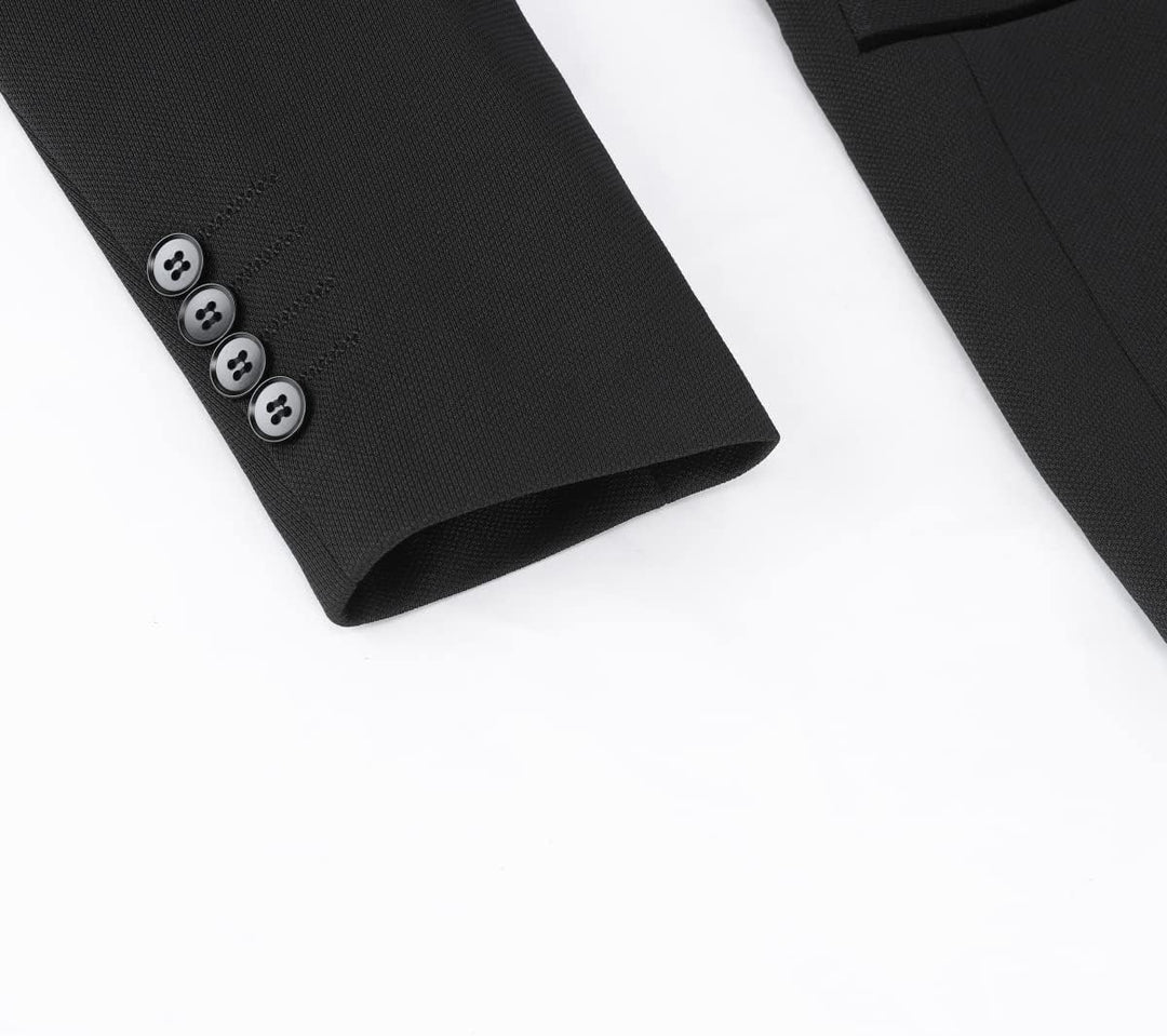 Allthemen Anzug Herren 2 Teilig Slim Fit Herrenanzug EIN Knopf Business Hochzeitanzug für Männer XS
