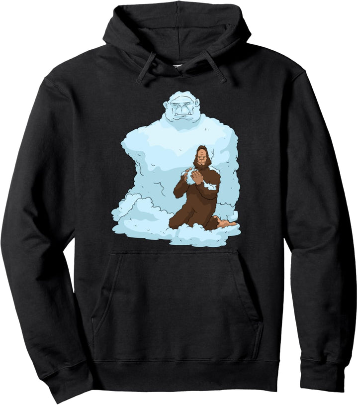 Lustiges Bigfoot-Gebäude Abscheuliche Pullover Hoodie