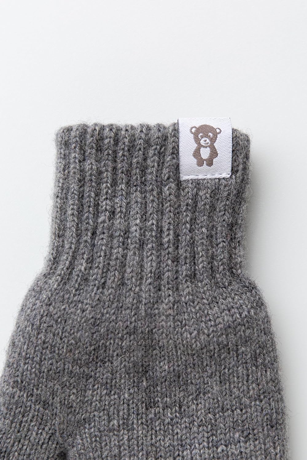 KNITAS Doppellagen Strickhandschuhe aus Wolle für Baby Kleinkind I Winter Warme Gestrickte Handschuh