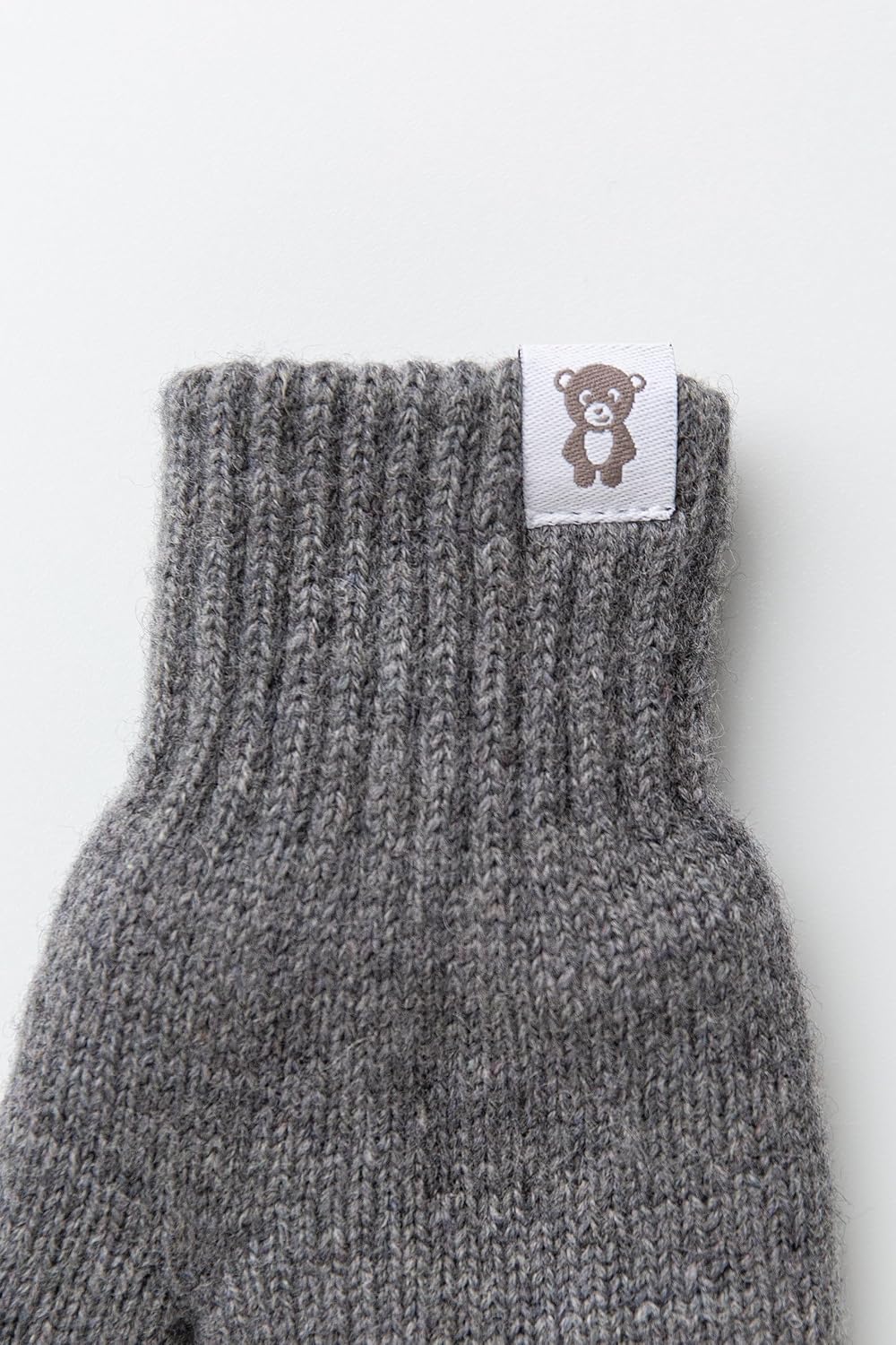 KNITAS Doppellagen Strickhandschuhe aus Wolle für Baby Kleinkind I Winter Warme Gestrickte Handschuh