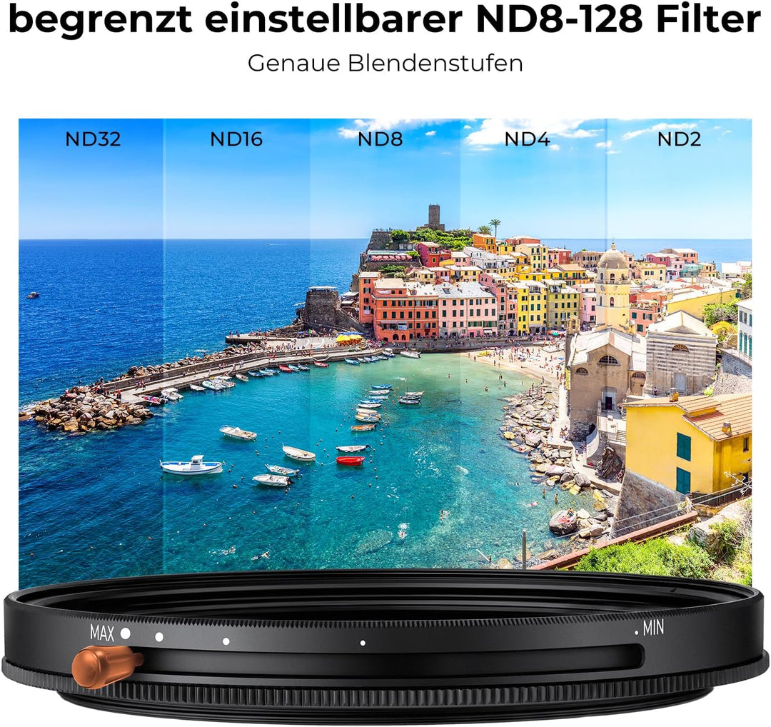K&amp;F CONCEPT Nano-D Serie ND Filter 77mm CPL&amp;ND2-ND32 2 in 1 multifunktionaler Graufilter und CPL Fil