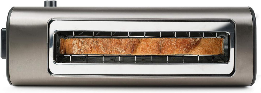 BLACK+DECKER BXTO1000E - 1000W Toaster aus Edelstahl mit extra langem und extra breitem Schlitz, 7 T