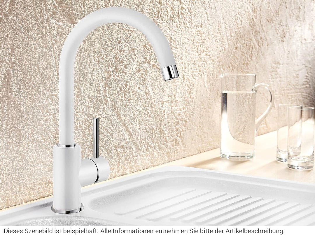 BLANCO MIDA silgranitschwarz | Hochdruck | Rückflussverhinderer | Keramik Kartusche | Gesicherte Was