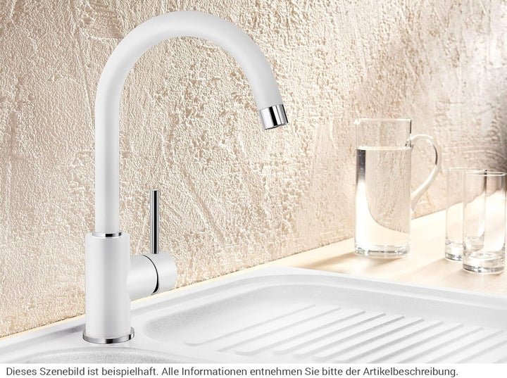 BLANCO MIDA silgranitschwarz | Hochdruck | Rückflussverhinderer | Keramik Kartusche | Gesicherte Was