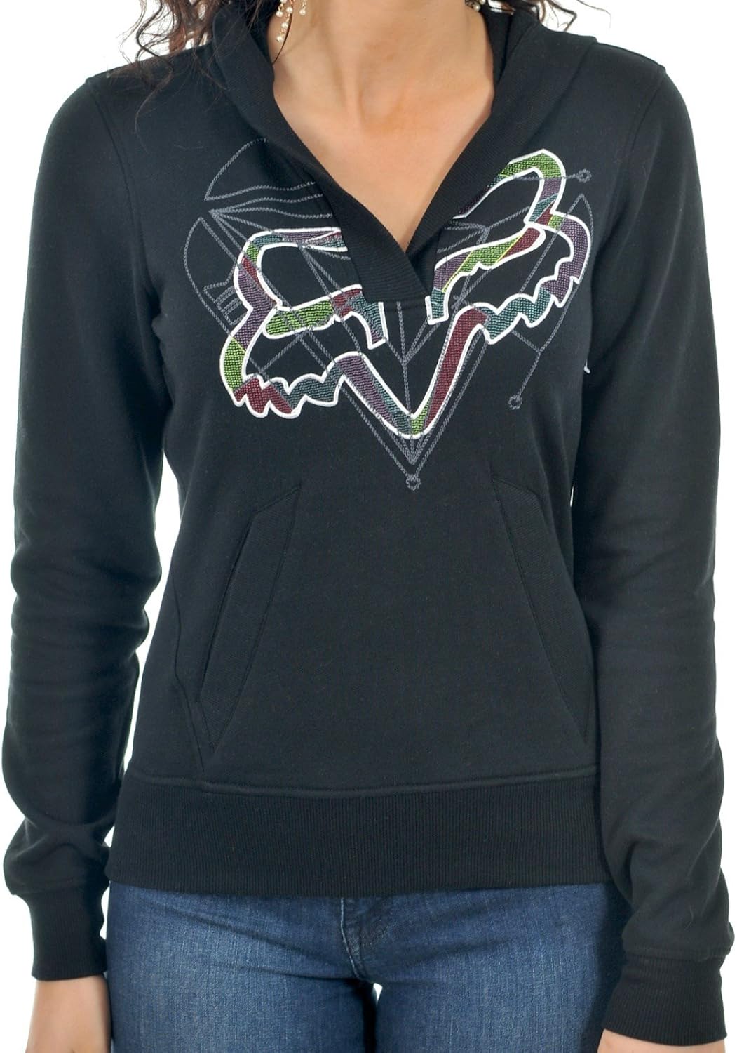 Fox Juniors Dimension Po Hoody XS Schwarz, XS Schwarz