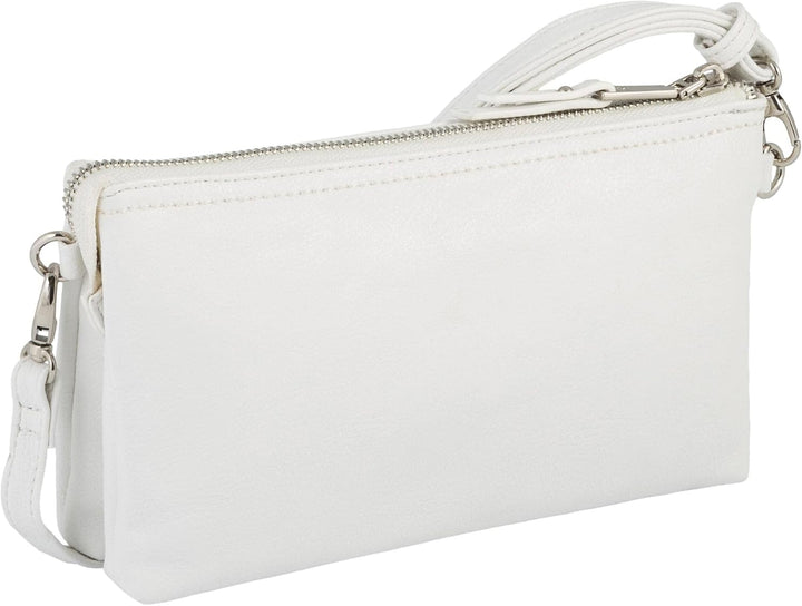 Gabor bags Emmy Damen Clutch Abendtasche Klein 22,5 x 4,5 x 13,5 Weiss, 22,5 x 4,5 x 13,5 Weiss