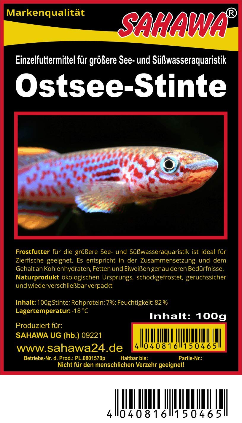 Fischfutter Frostfutter Stinte 1kg = 1Pack