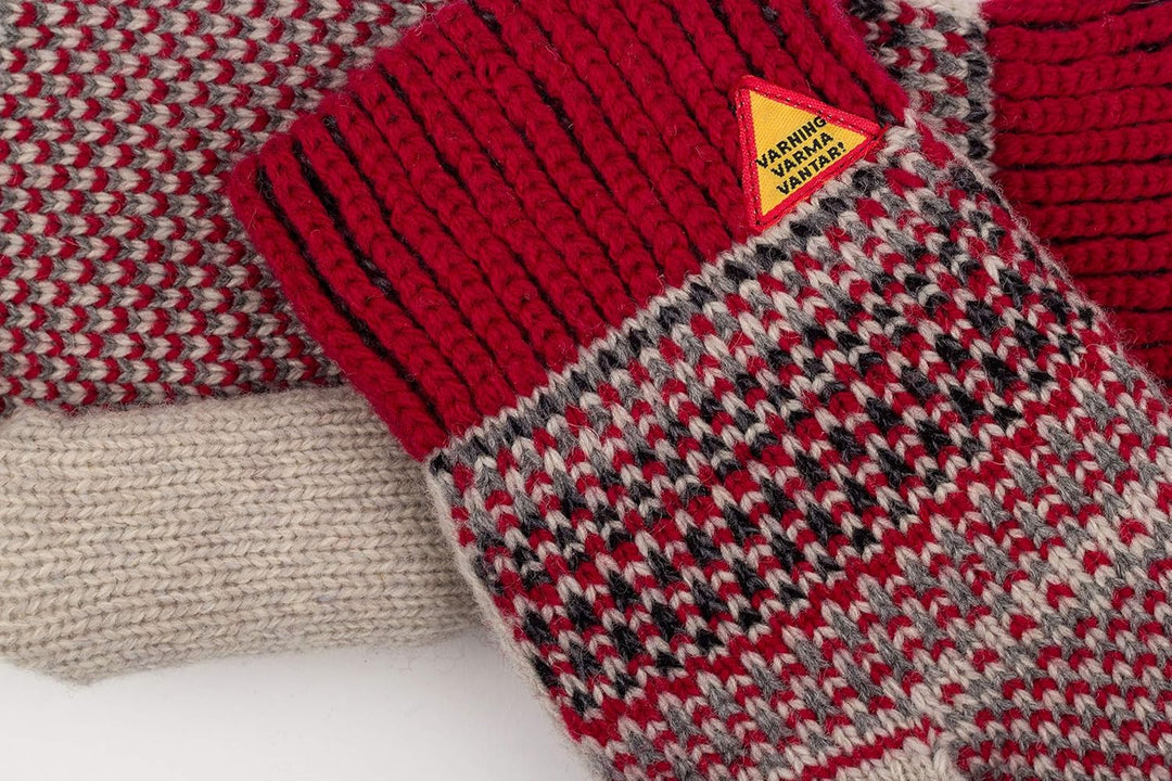 ÖJBRO VANTFABRIK Fäustlinge 4 Lagen 100% Merinowolle versch. Modelle, Grösse S-L (6-11) Handschuhe S